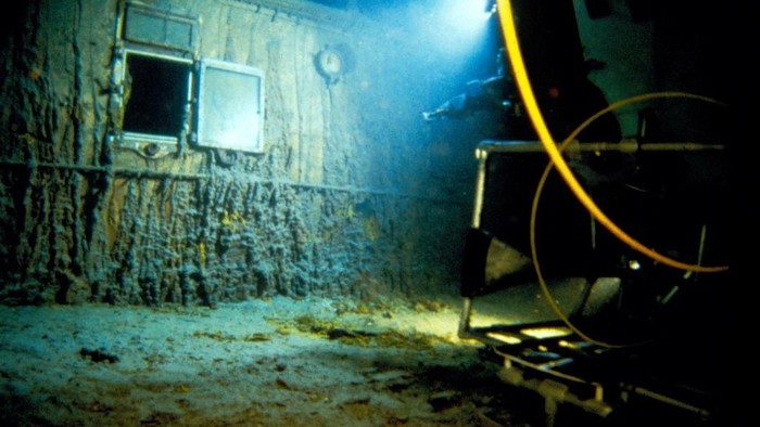 Bangkai Kapal Titanic. Foto: WHOI Archives/Woods Hole Oceanographic Institution/REUTERS